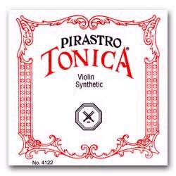 Pirastro Tonica 4/4 Violin String Set - Medium Gauge with Ball End E